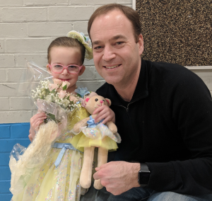 Mike with daughter, Lydia